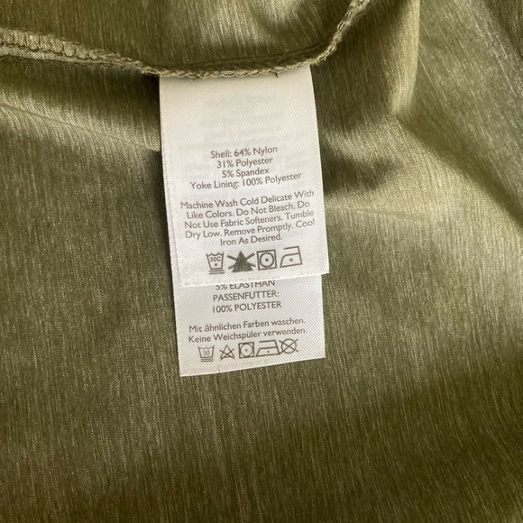 Eddie Bauer Khaki Nylon Polyester Breathable Hooded Parka size L - Picture 11 of 15